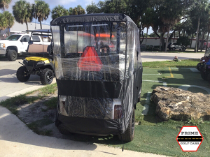 golf cart rain enclosure, ezgo enclosure, club car enclosure